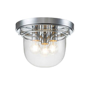 Whistling Flush Bathroom Light IP44 - Polished Chrome / Polished Brass / Brushed Brass