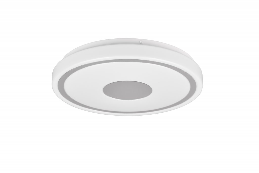 Bunda Flush Ceiling Light - Black / Chrome