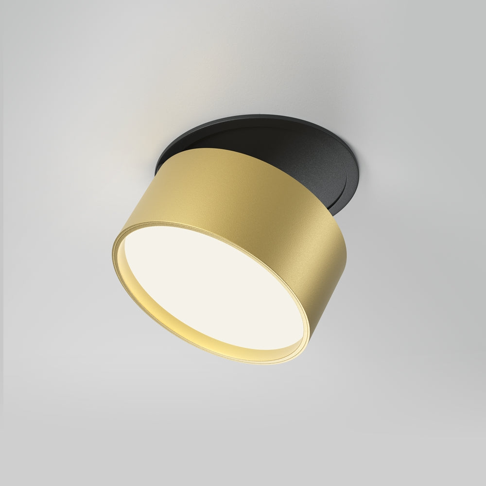Onda Recessed luminaire- Black/ White/ Gold