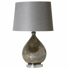 Rachael Lamp Set of 2 - Mercury Glass with Silver and Grey Finish