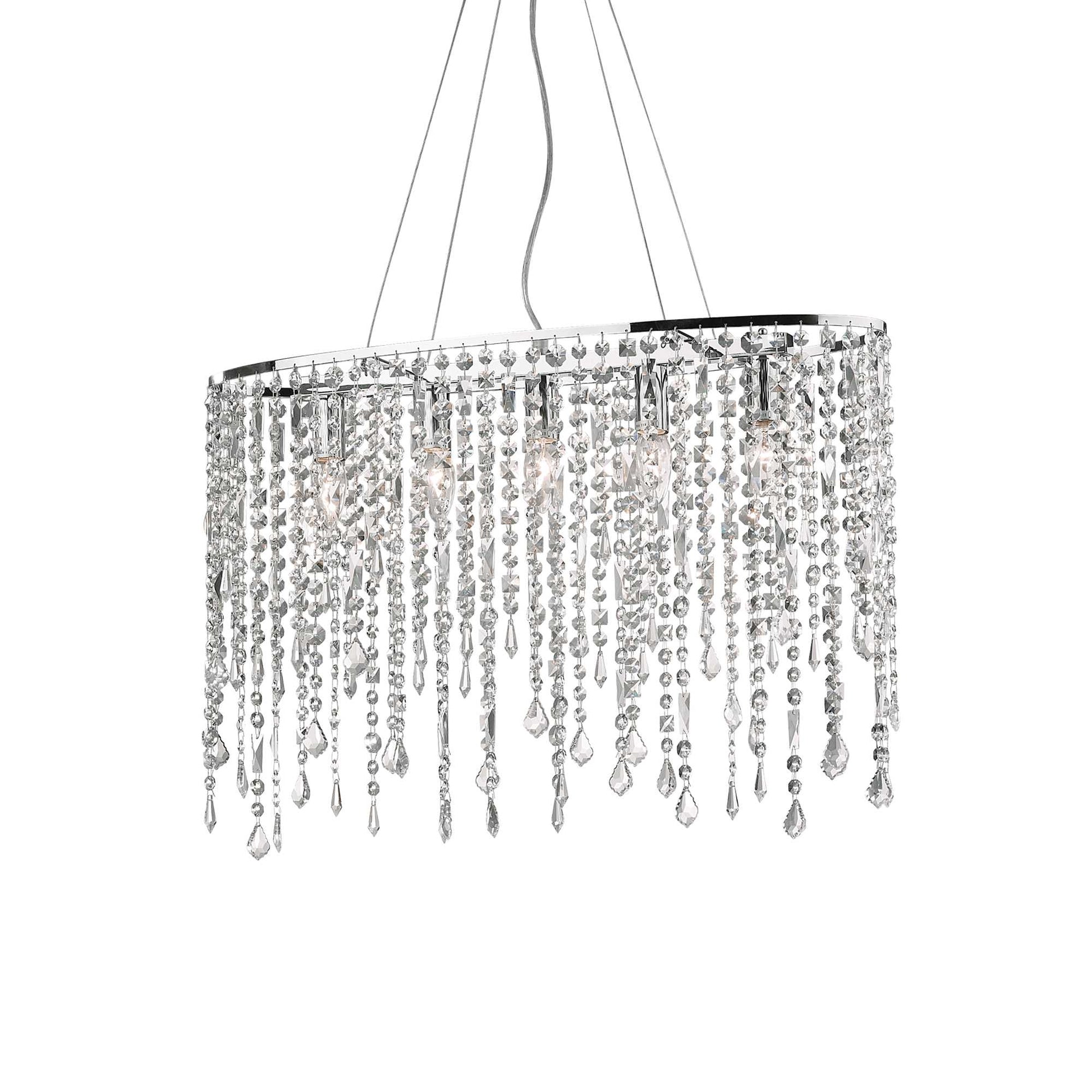 Rain Centre Ceiling Light - Crystal Finish - Cusack Lighting