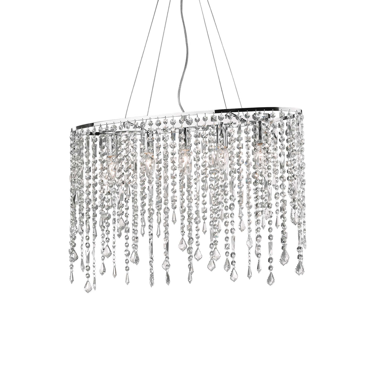 Rain Centre Ceiling Light - Crystal Finish - Cusack Lighting