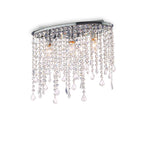 Rain Flush Light - Crystal Finish - Cusack Lighting