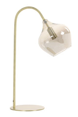 Rakel Table Lamp - Antique Bronze & Smoked Finish