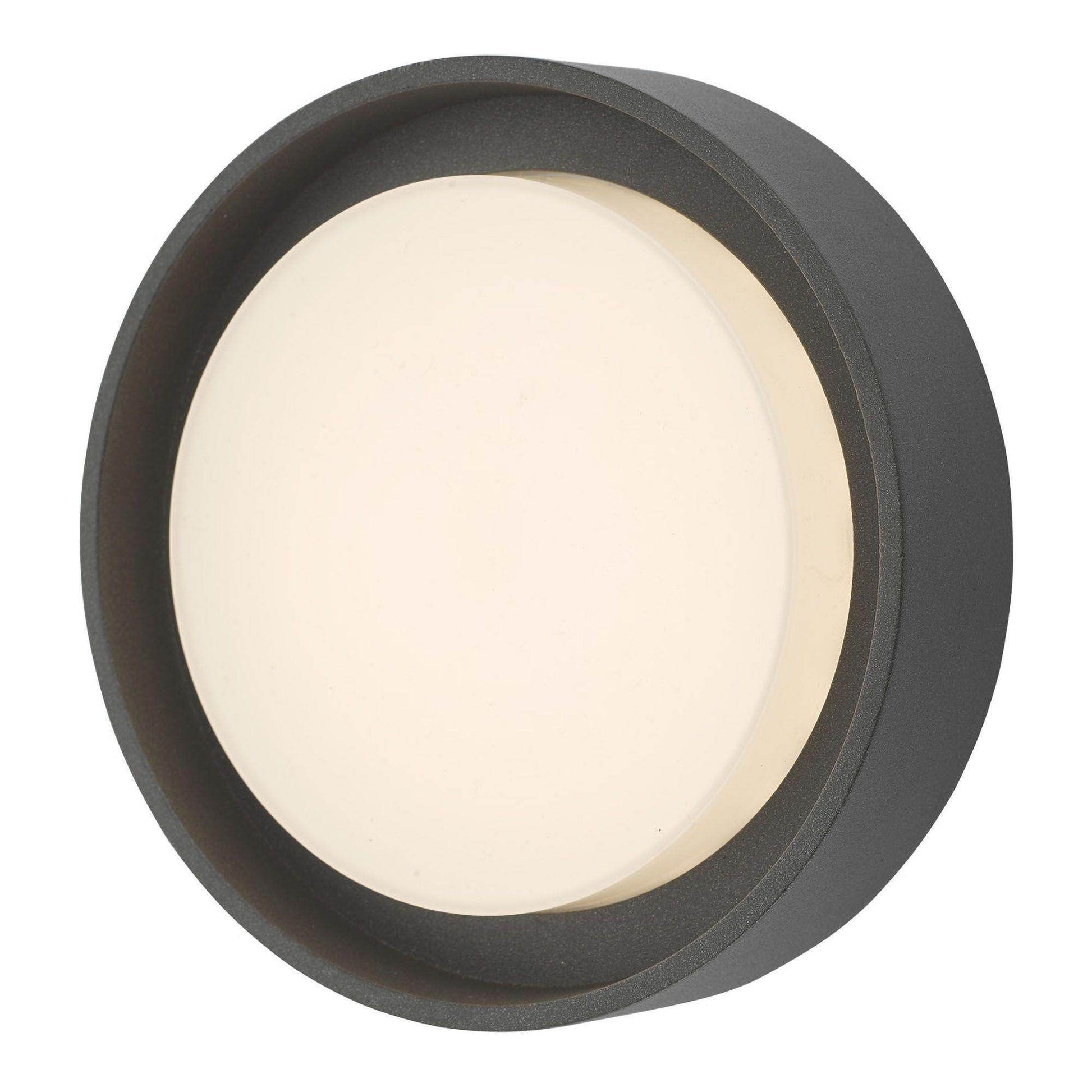 Dar Ralph Round Flush Small/Large Anthracite IP65 LED