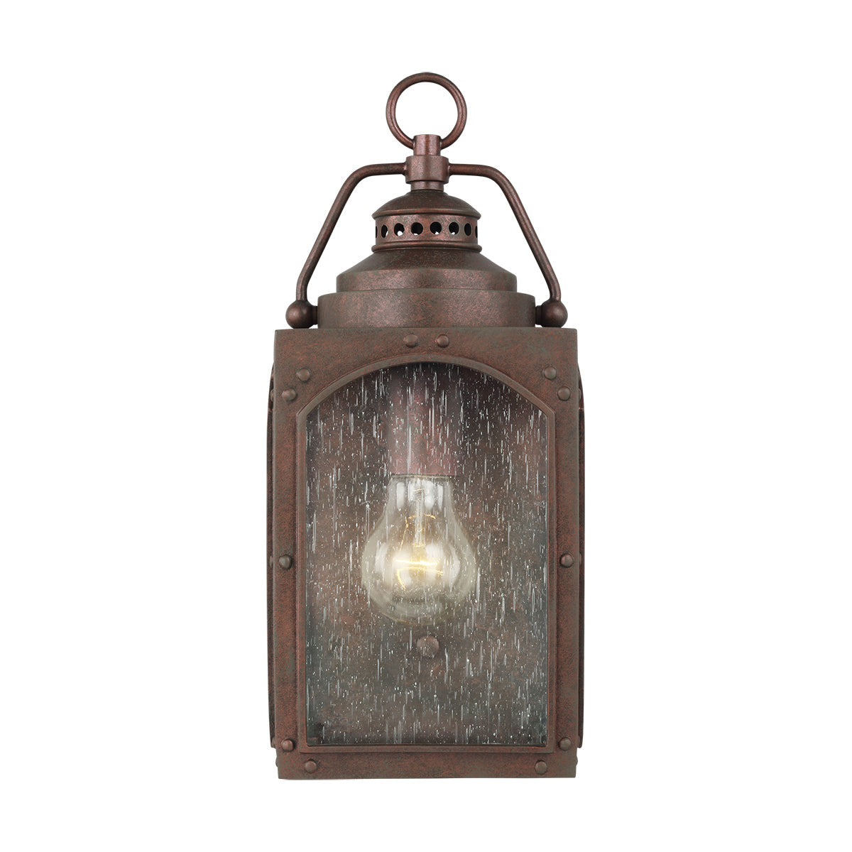 Randhurst Small Wall Lantern - Copper Oxide Finish
