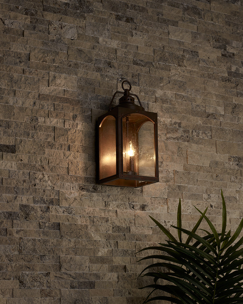 Randhurst Large Wall Lantern - Copper Oxide Finish