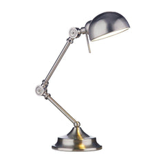 Ranger Table Lamp- Antique Brass/ Satin Chrome