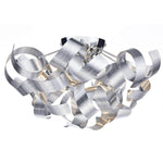 Dar Rawley 4 Light Ribbon Flush - Cusack Lighting