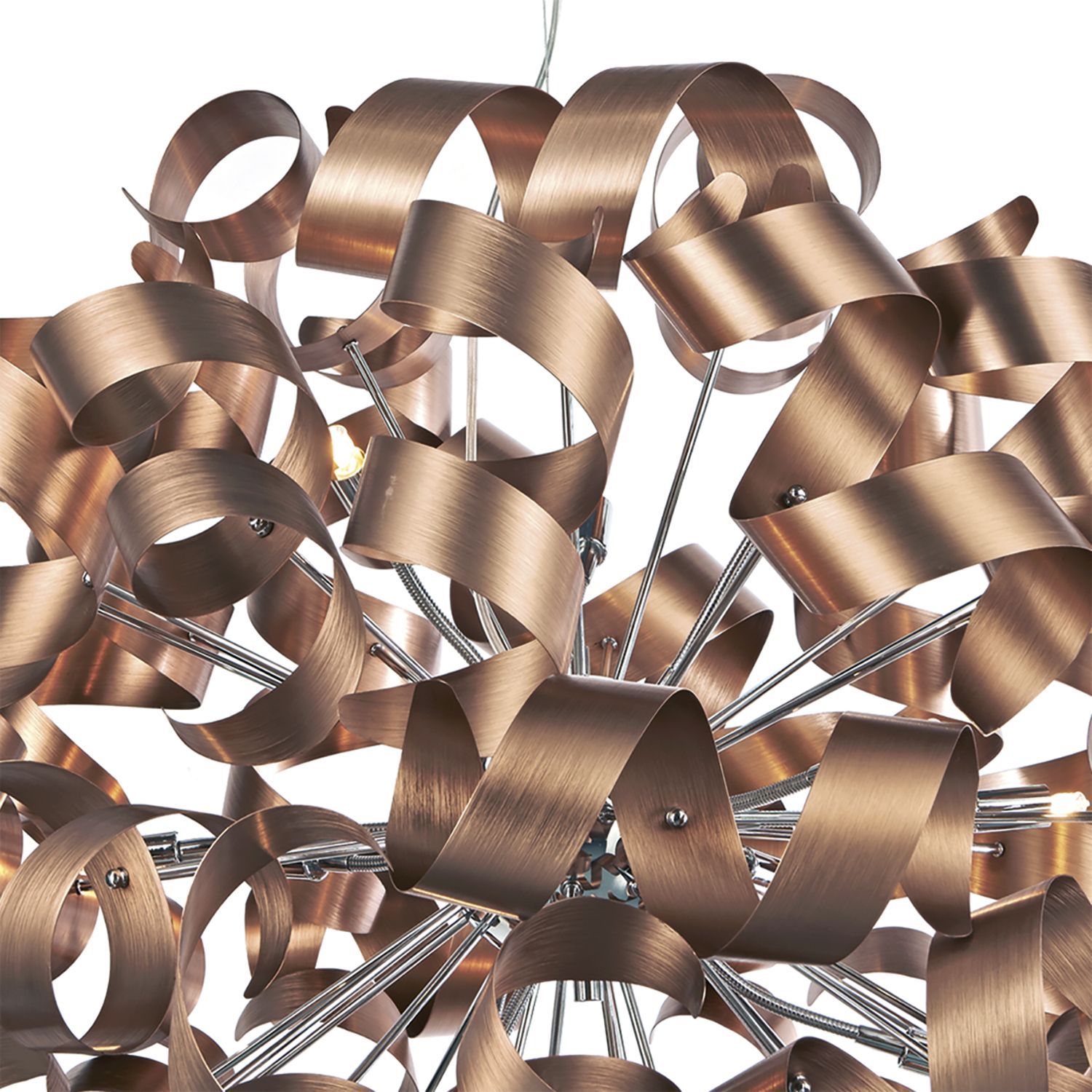 Rawley 12Lt Centre Ceiling Light - Brushed Copper Finish