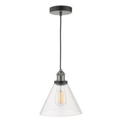 Ray 1 Light Pendant -  Antique Brass/Antique Nickel Finish