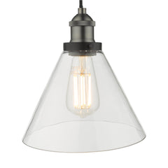 Ray 1 Light Pendant -  Antique Brass/Antique Nickel Finish