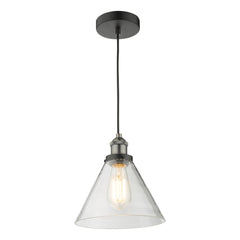 Ray 1 Light Pendant -  Antique Brass/Antique Nickel Finish