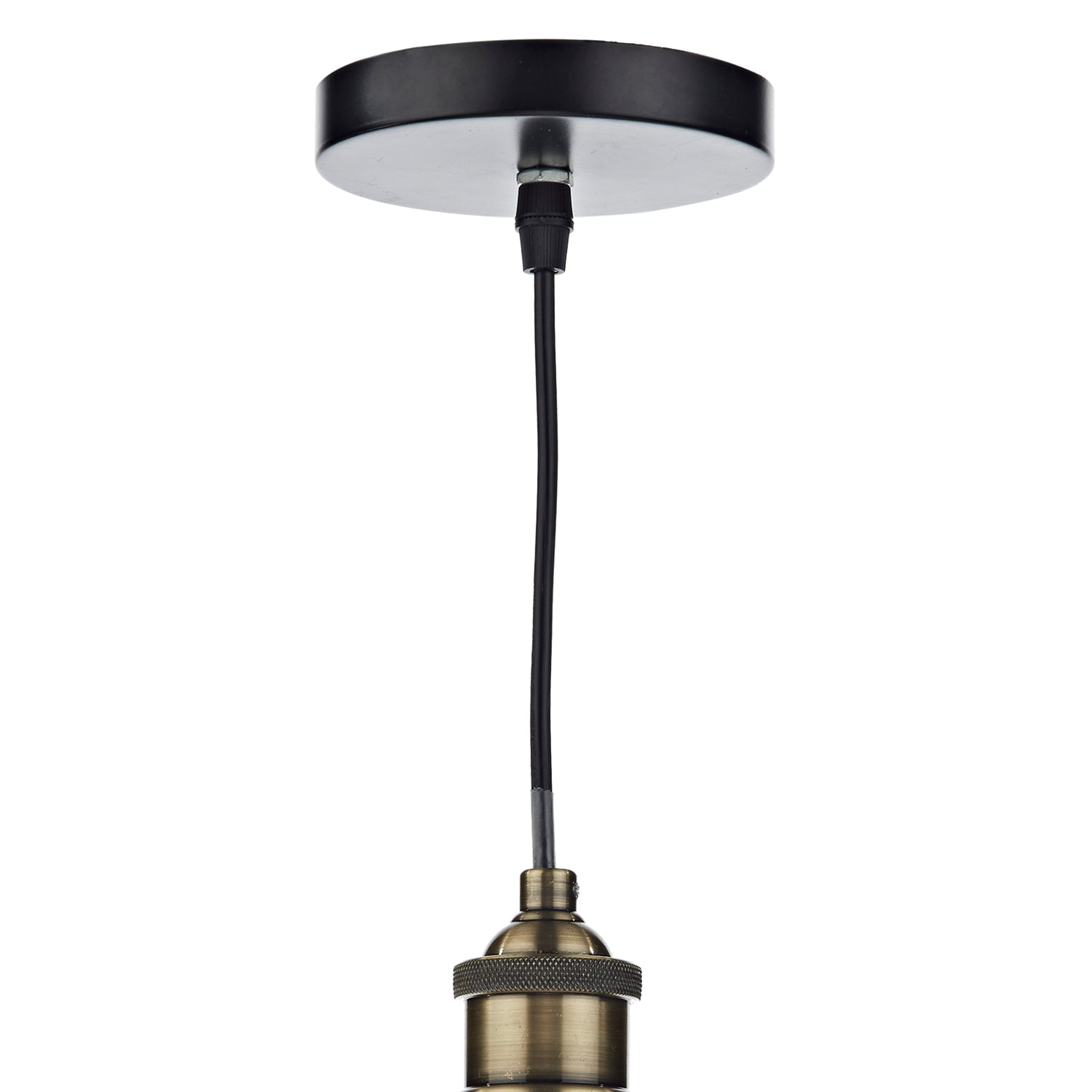 Ray 1 Light Pendant -  Antique Brass/Antique Nickel Finish