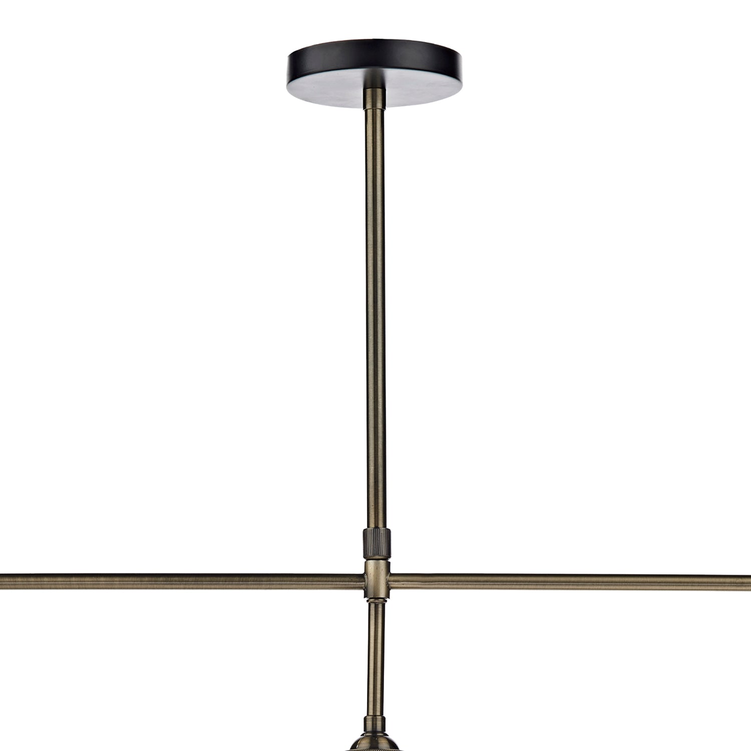 Ray 3 Light Kitchen Light Antique Brass/ Antique Nickel Clear Glass