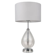 Rayna Crystal Table Lamp- Antique Brass/ Polished Chrome