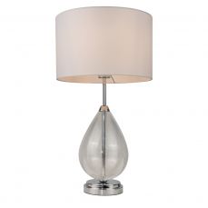 Rayna Crystal Table Lamp- Antique Brass/ Polished Chrome