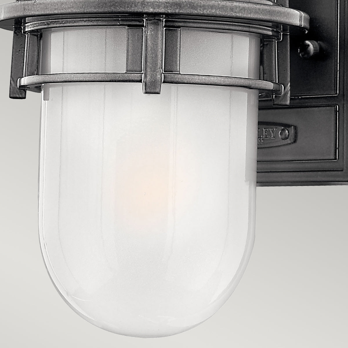 Reef Small Wall Lantern - Hematite Finish