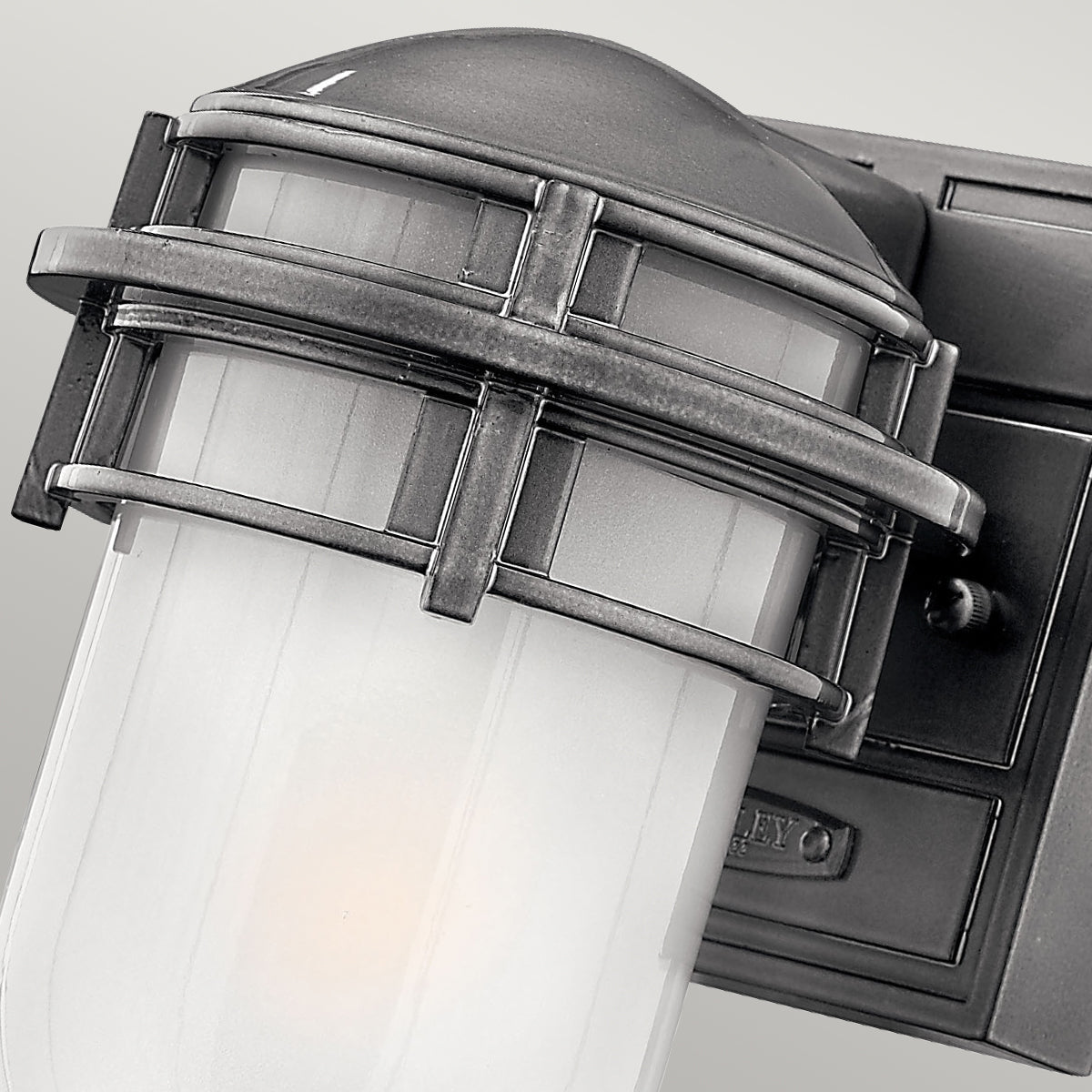 Reef Small Wall Lantern - Hematite Finish