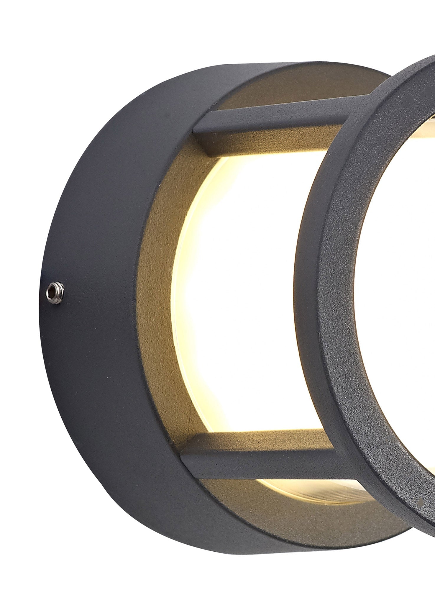 Regina LED Wall Round Downlight IP54 - Anthracite Finish