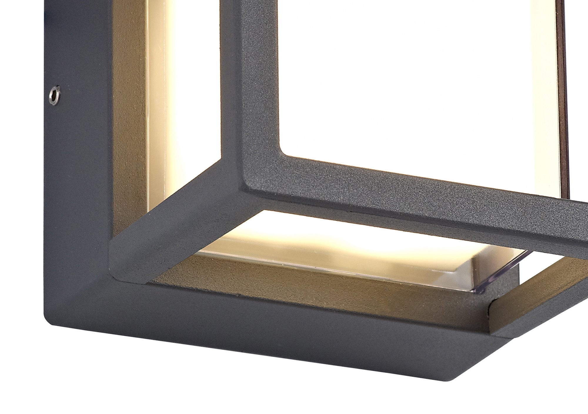 Regina LED Wall Square Downlight IP54 - Anthracite Finish