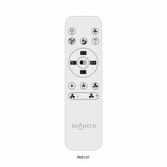 Up Down LED Fan Remote Control - White