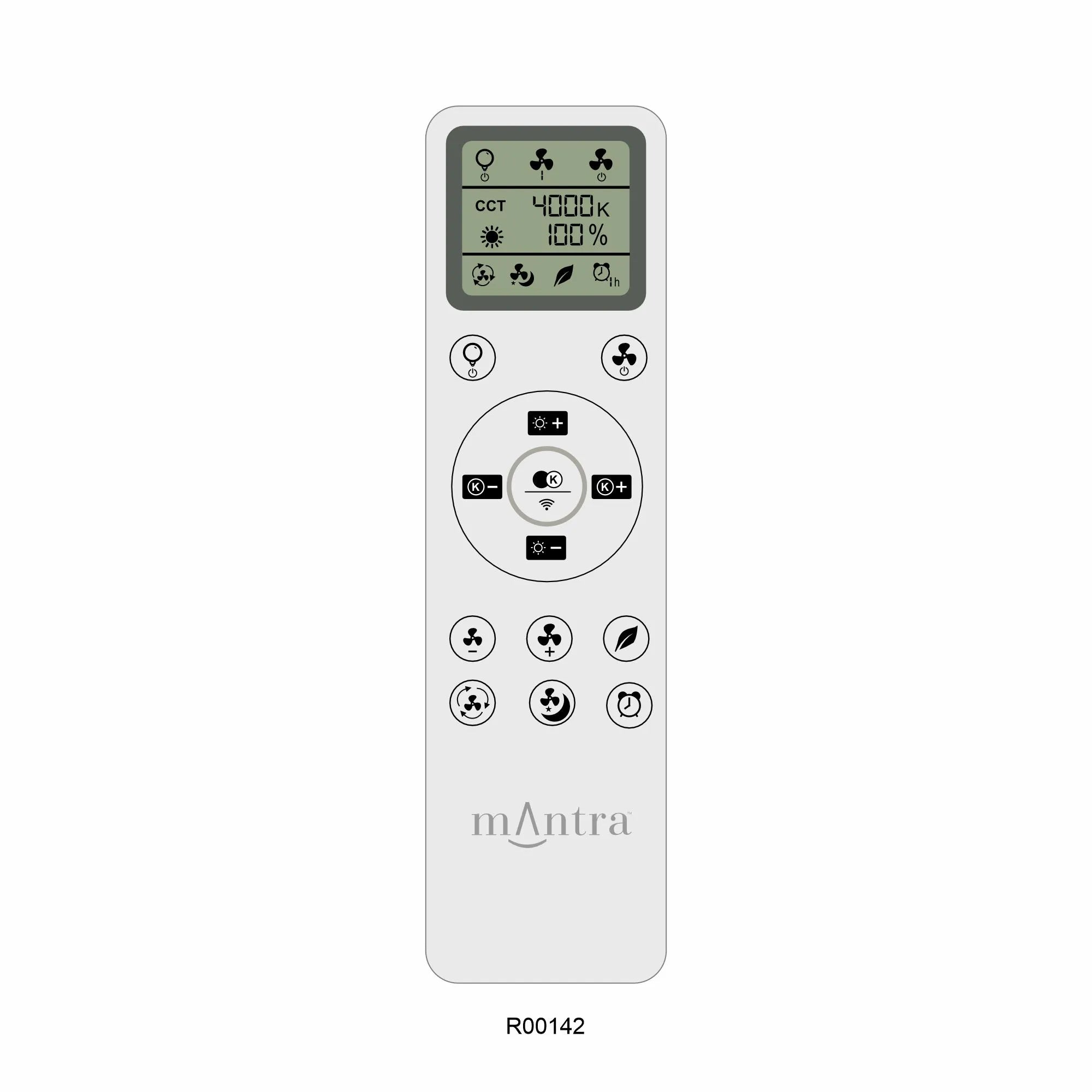 Groenland LED Fan Light W/  App & Remote Control - Various Colours