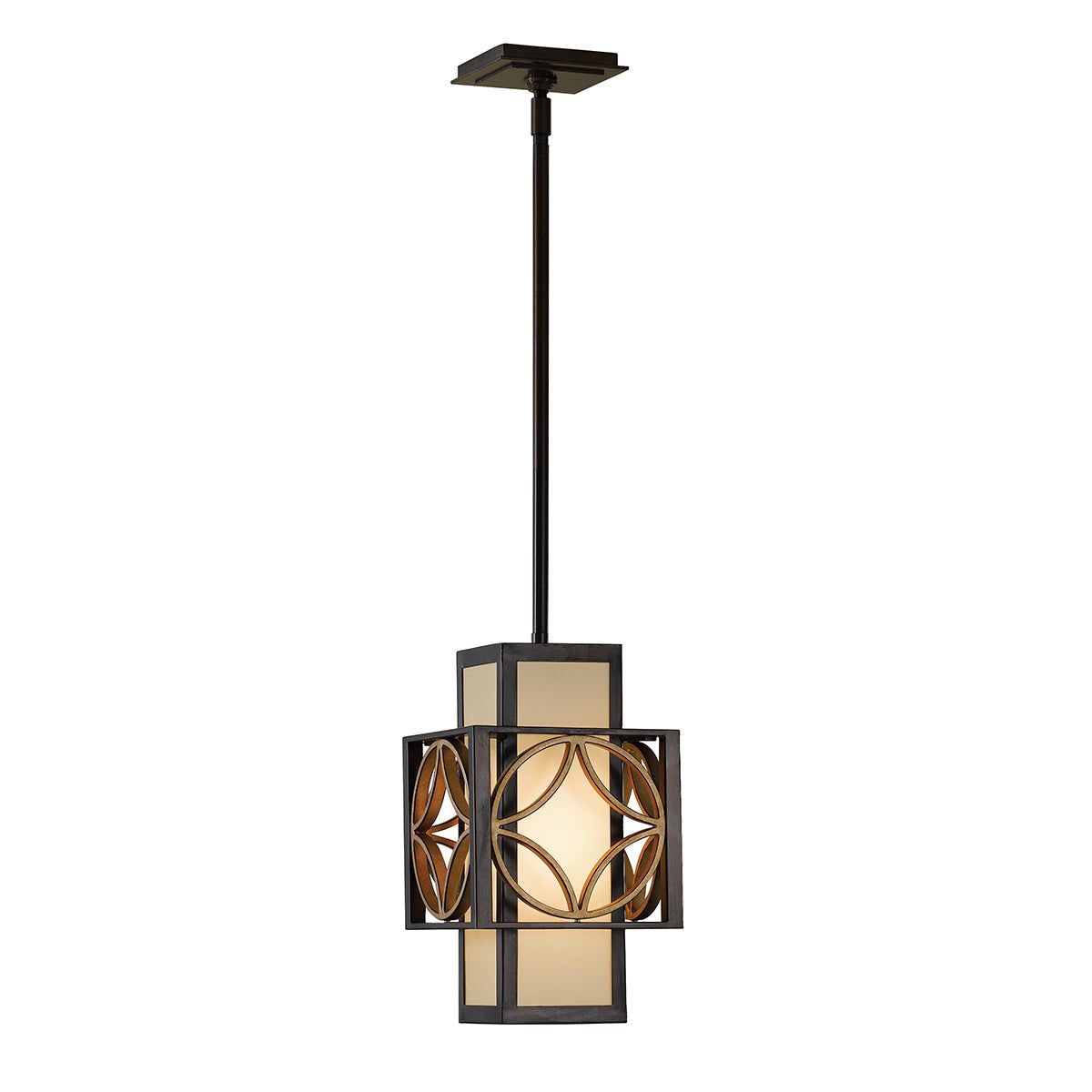 Remy 1L Pendant Ceiling Light - Heritage Bronze/Parissiene Gold Finish