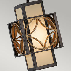 Remy 1L Pendant Ceiling Light - Heritage Bronze/Parissiene Gold Finish