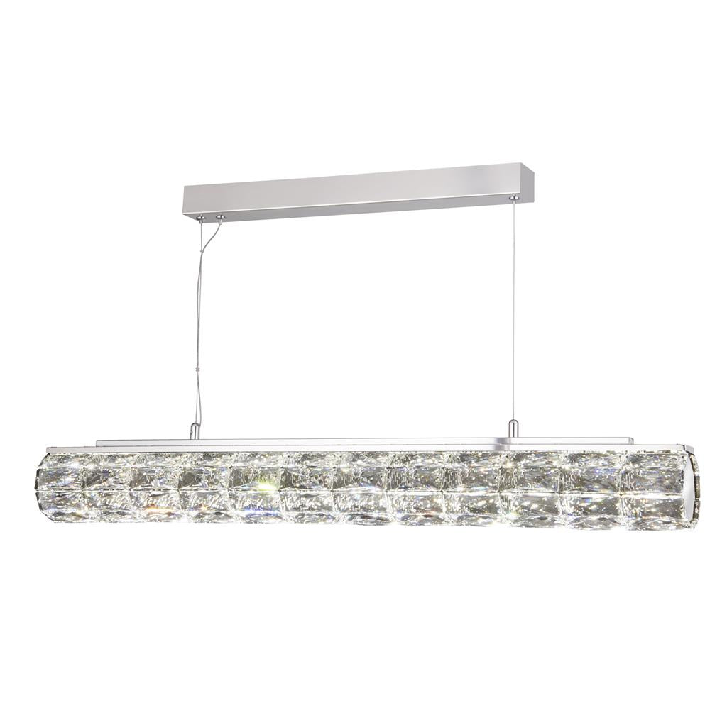 Remy LED Kitchen Light - Chrome & Clear Crystal Trim