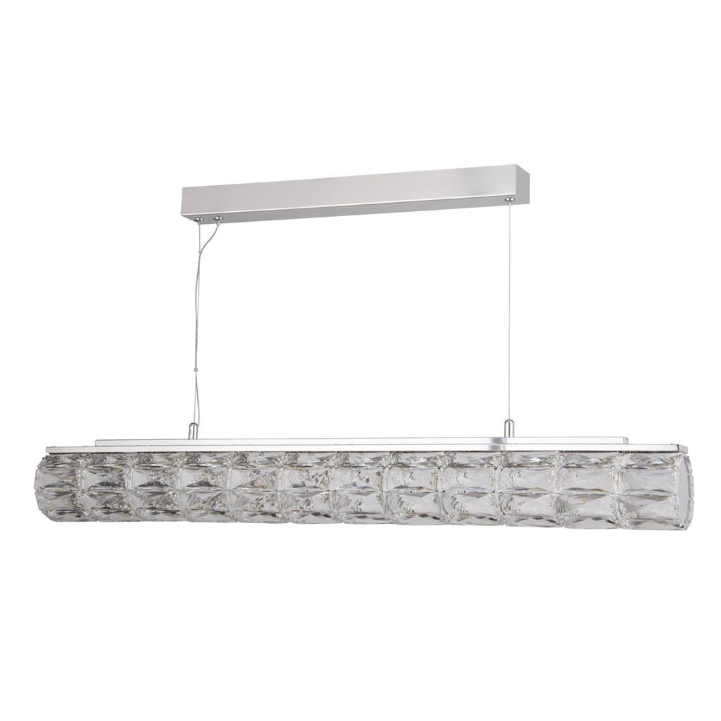 Remy LED Kitchen Light - Chrome & Clear Crystal Trim