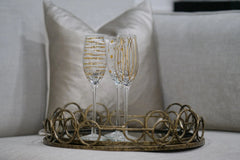 Remy Trays (Set of 2) - Antique Gold Finish