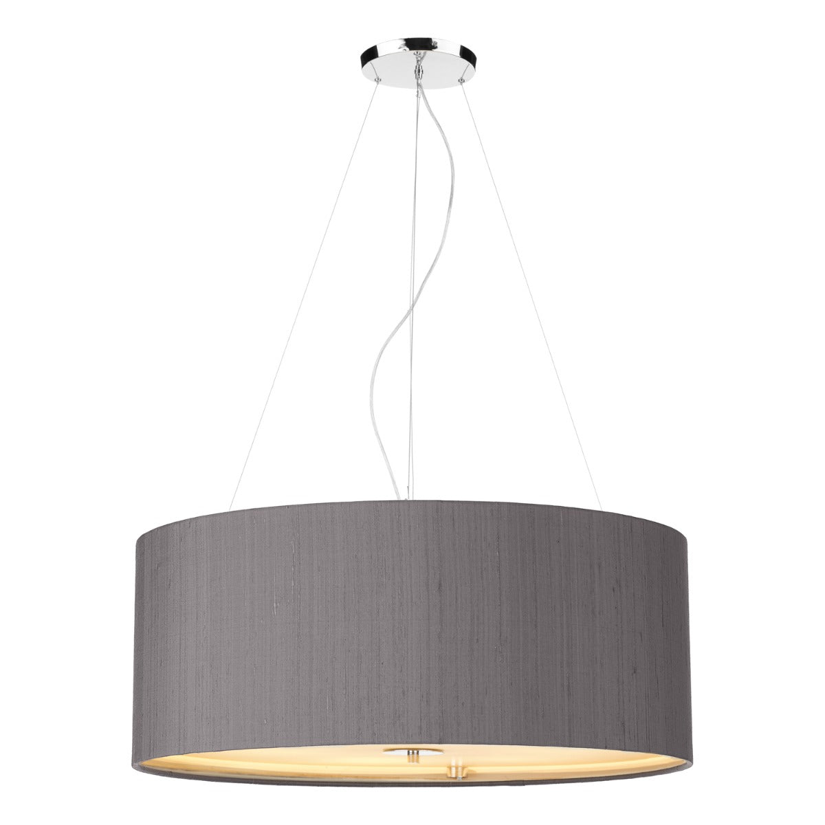 Renoir 3/6Lt Pendant Polished Chrome With Bespoke E27