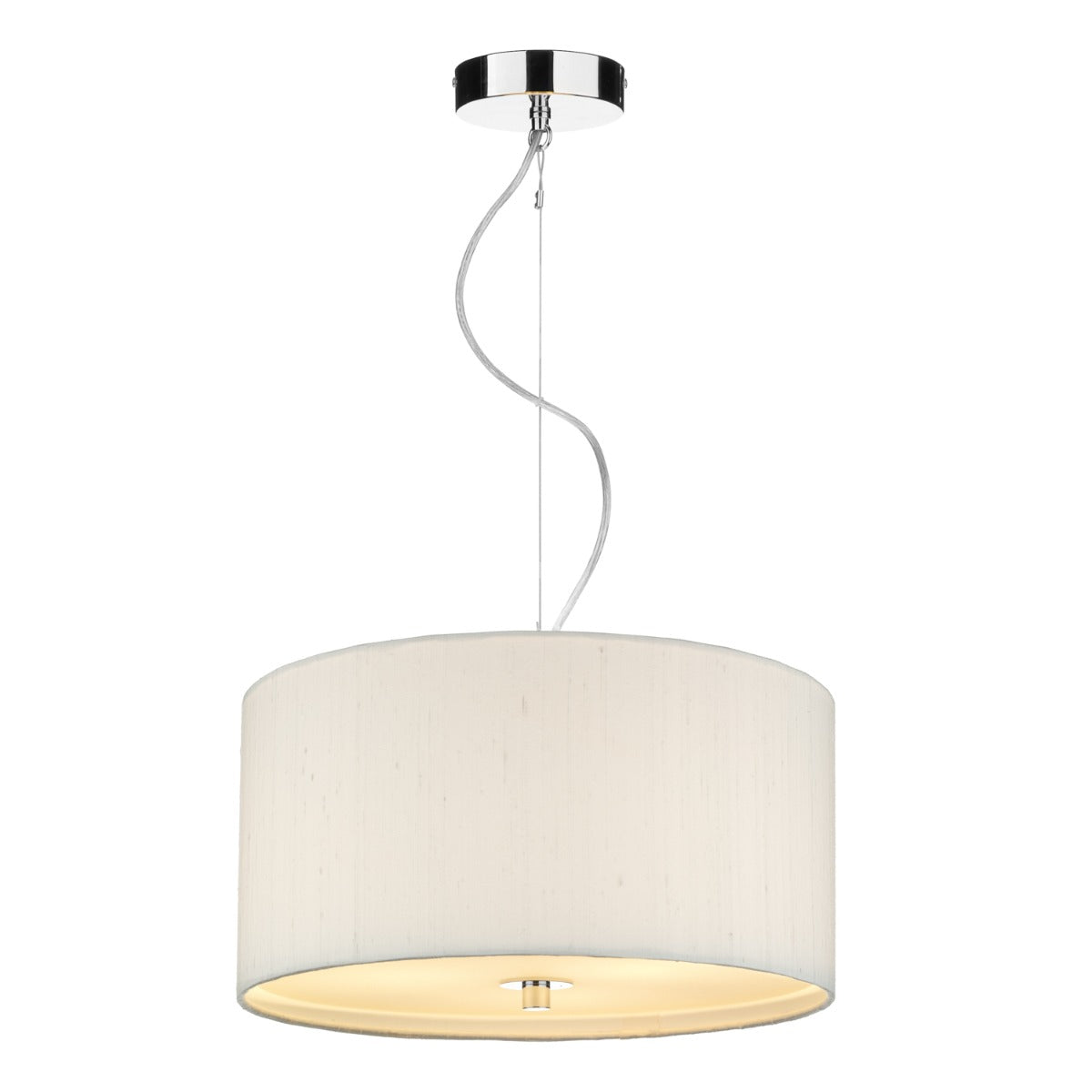 Renoir 3/6Lt Pendant Polished Chrome With Bespoke E27