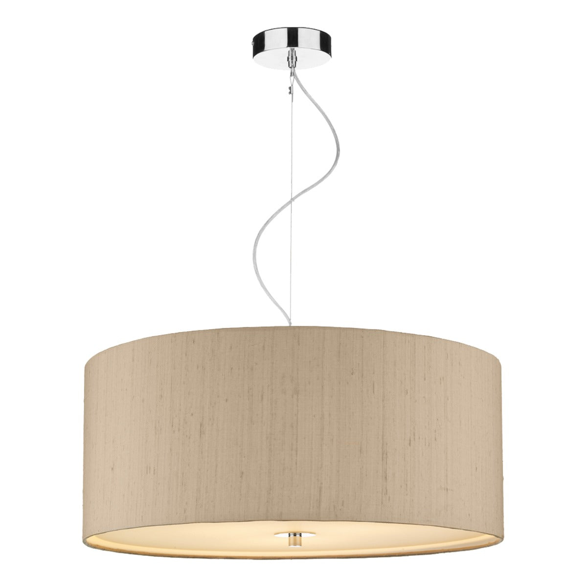 Renoir 3/6Lt Pendant Polished Chrome With Bespoke E27
