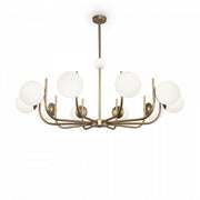 MAYTONI | Rendez-vous 10lt Pendant Lamp | Brass/White - Cusack Lighting