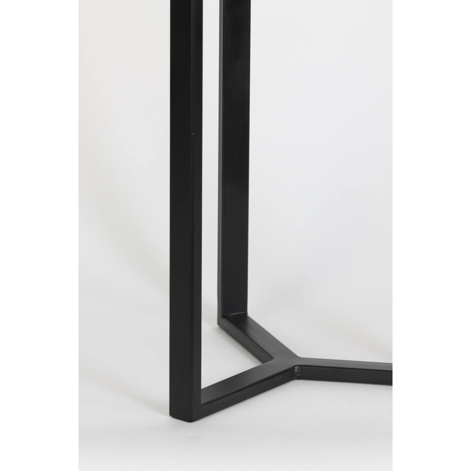 Retiro Small Pillar Side Tables - Antique Copper Finish