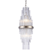 Reykjavik 2Lt Crystal Centre Ceiling Light - Champagne Finish