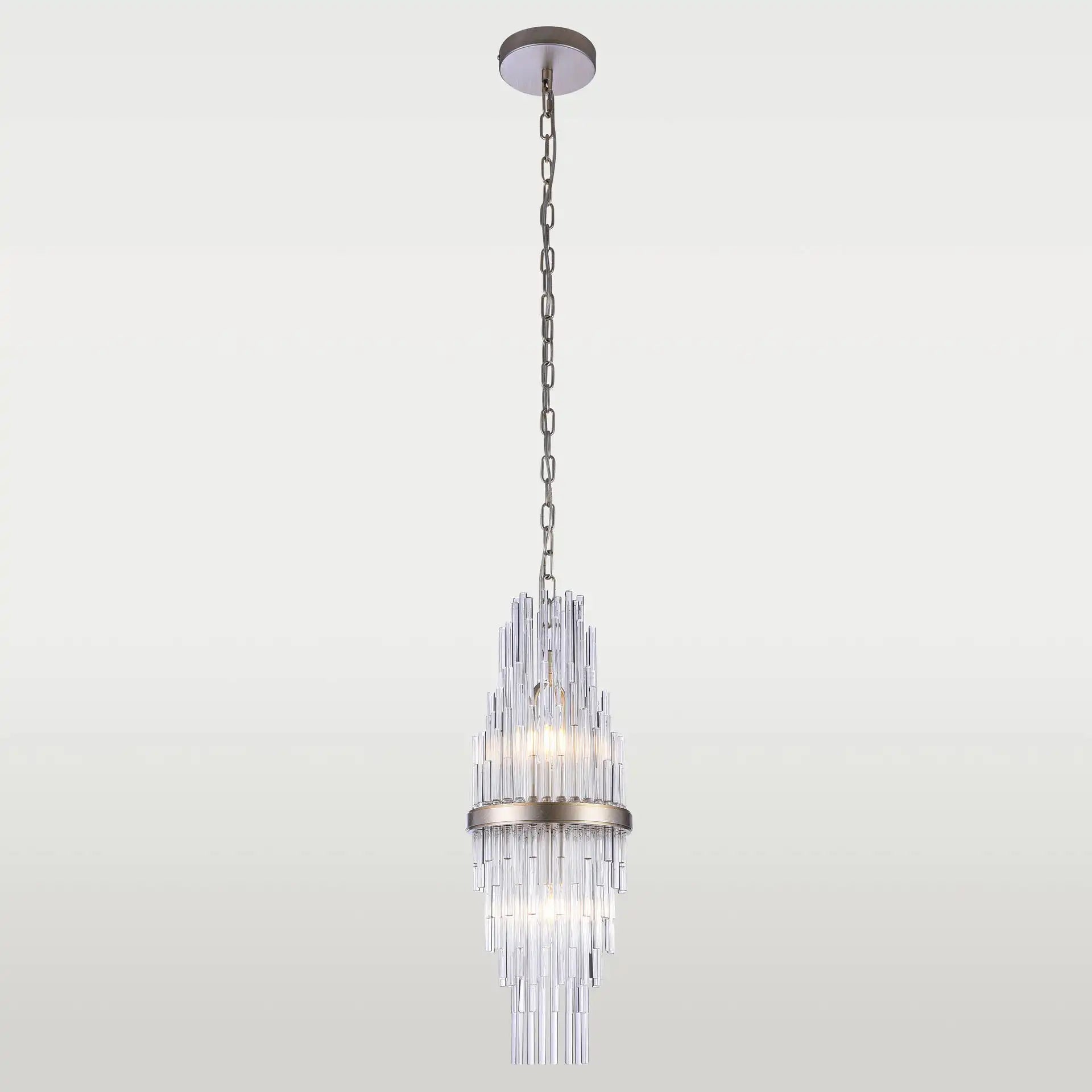 Reykjavik 2Lt Crystal Centre Ceiling Light - Champagne Finish