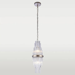 Reykjavik 2Lt Crystal Centre Ceiling Light - Champagne Finish