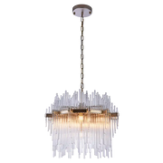 Reykjavik 7Lt Crystal Centre Ceiling Light - Champagne Finish