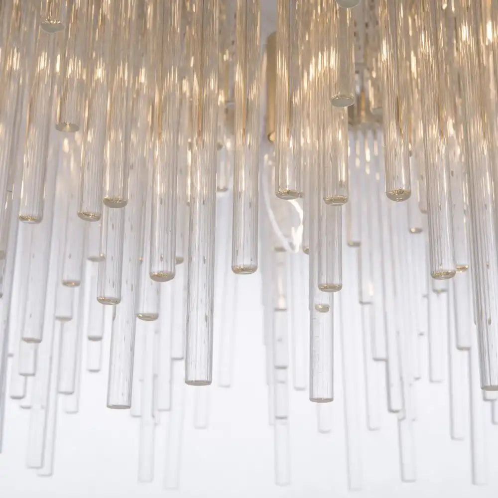 Reykjavik 7Lt Crystal Centre Ceiling Light - Champagne Finish
