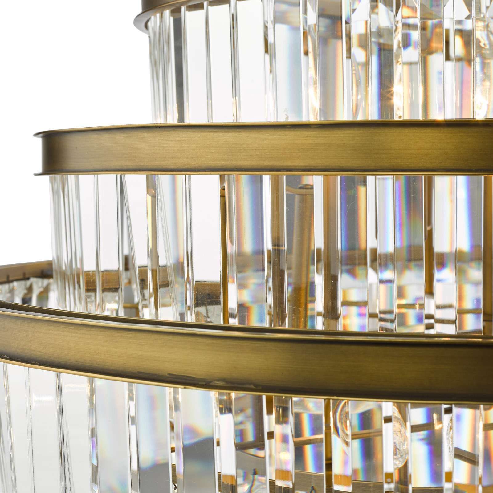 Rhapsody 12Lt Chandelier Ceiling Light - Bronze & Crystal IP20