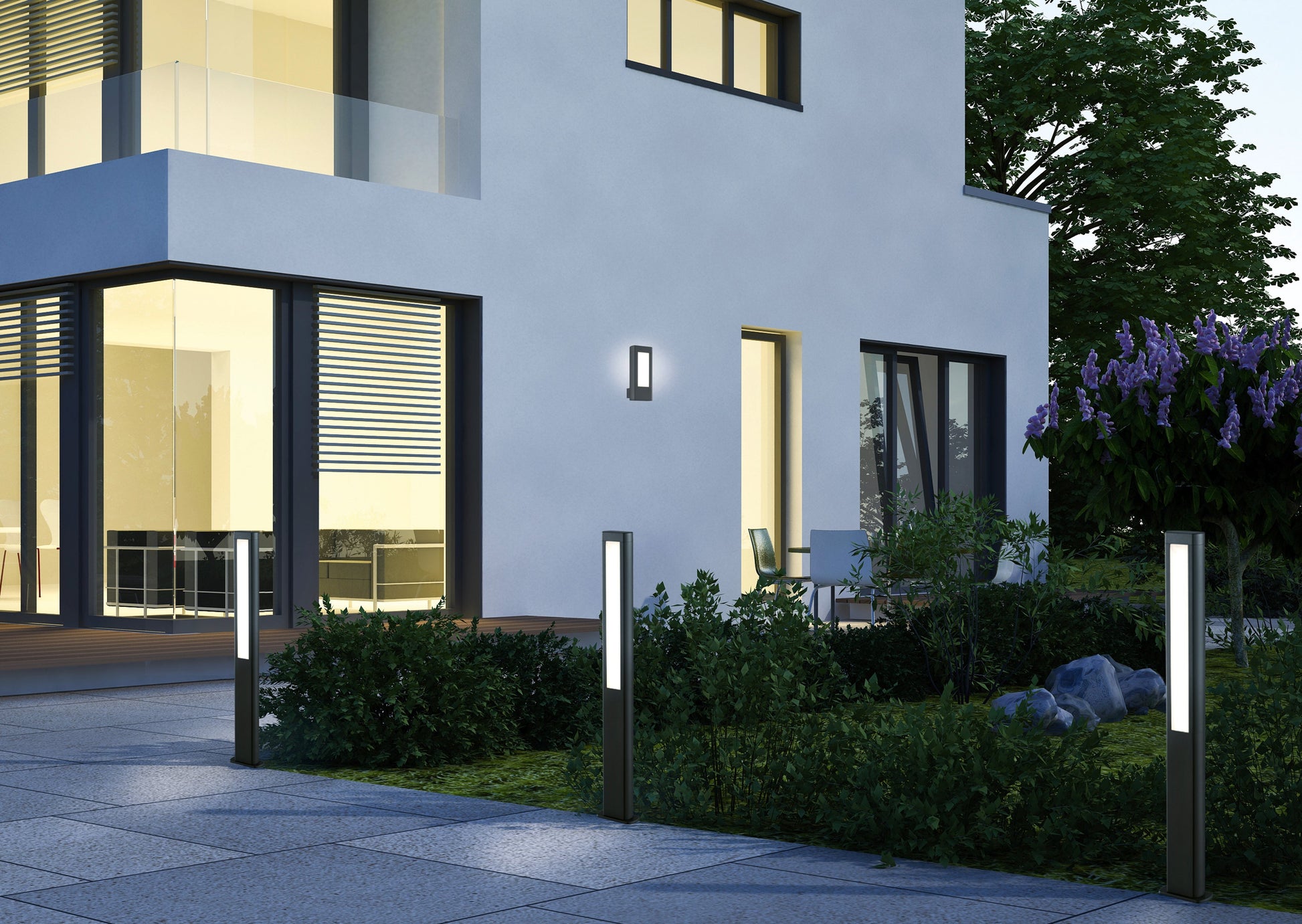 Rhine LED Wall Light - with / without Motion Sensor - Cusack Lighting