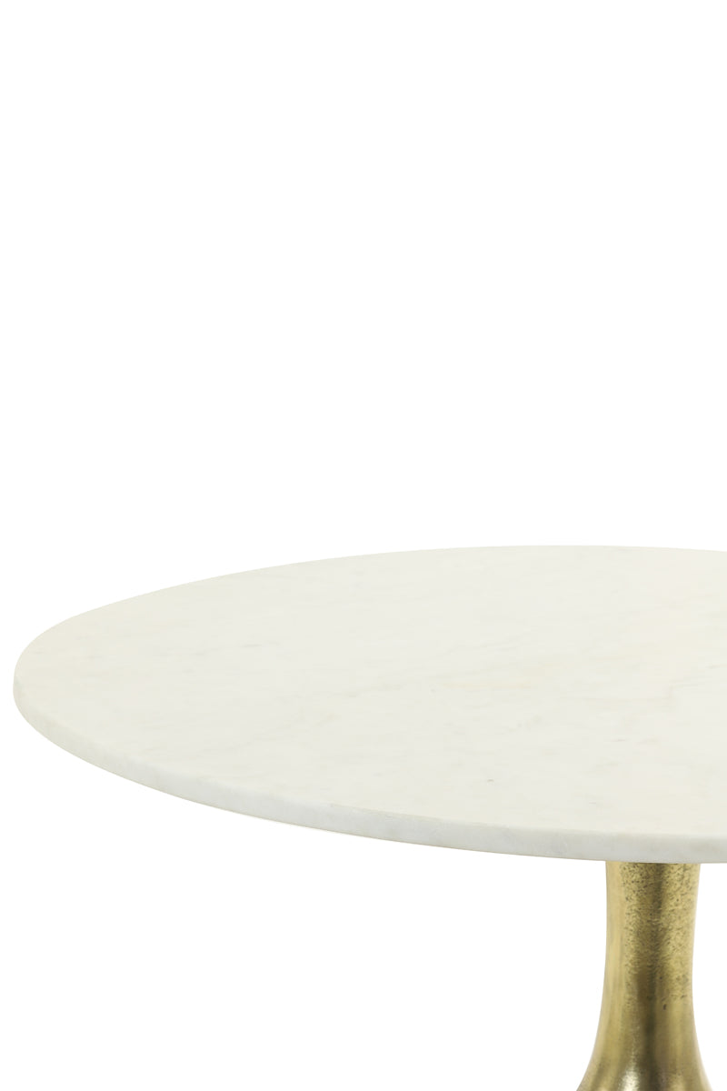 Rickerd Coffee Table - White Marble Finish