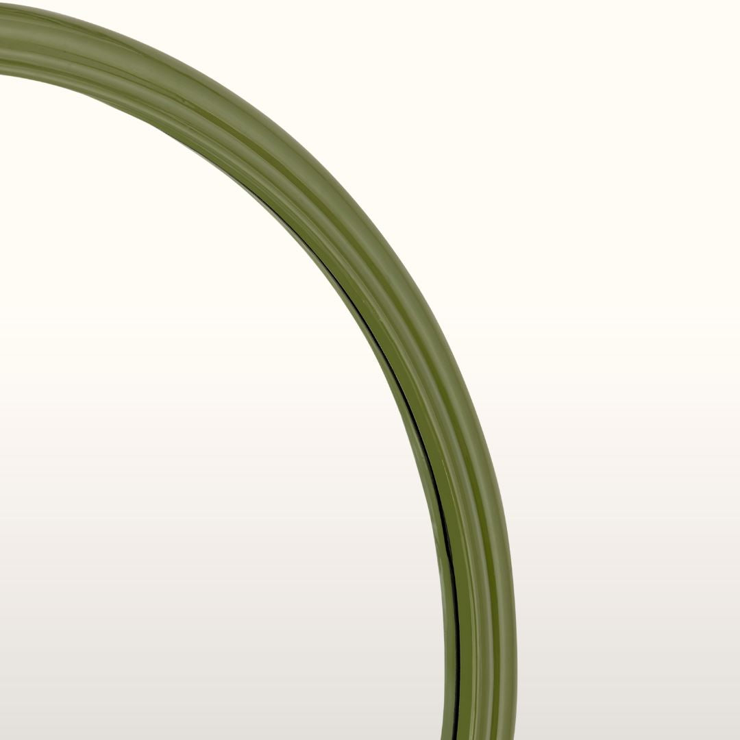 Nora Round Lacquer Mirror- Various Colours