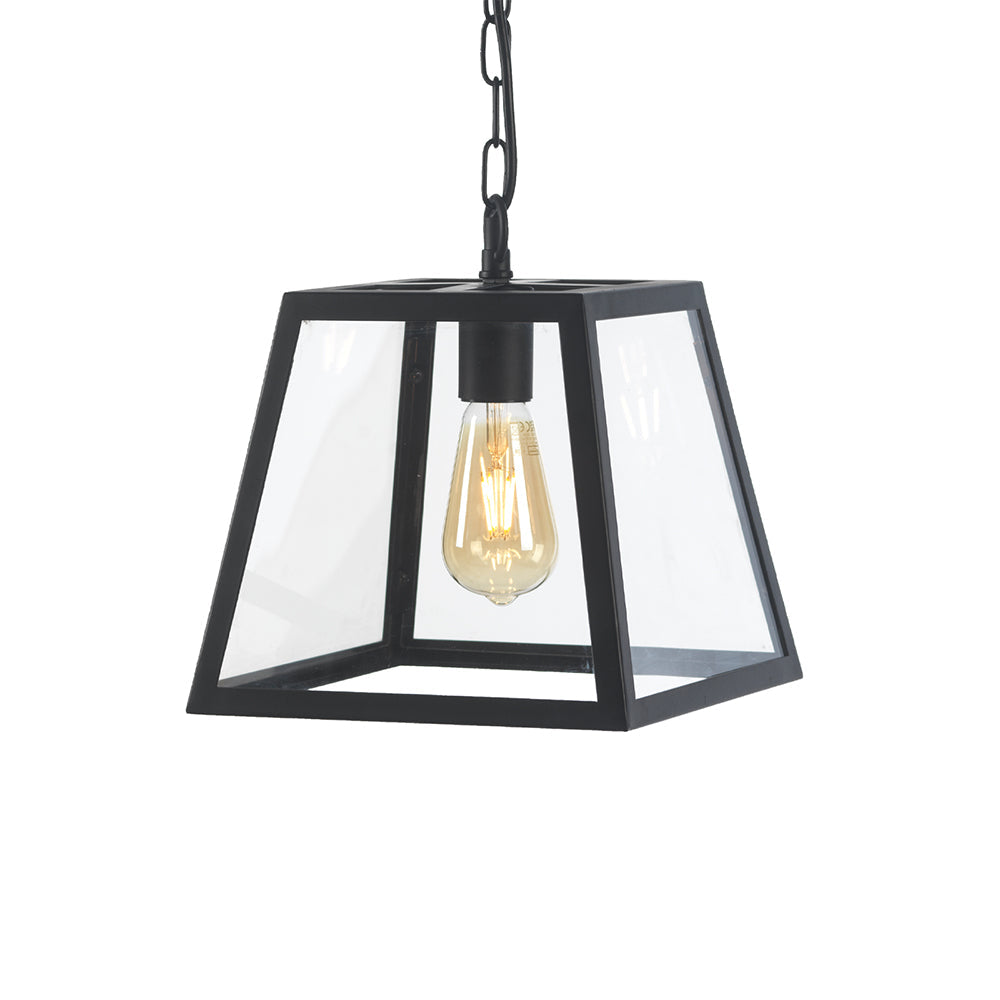 Riga 1Lt Single Pendant, Brass/Chrome/Black