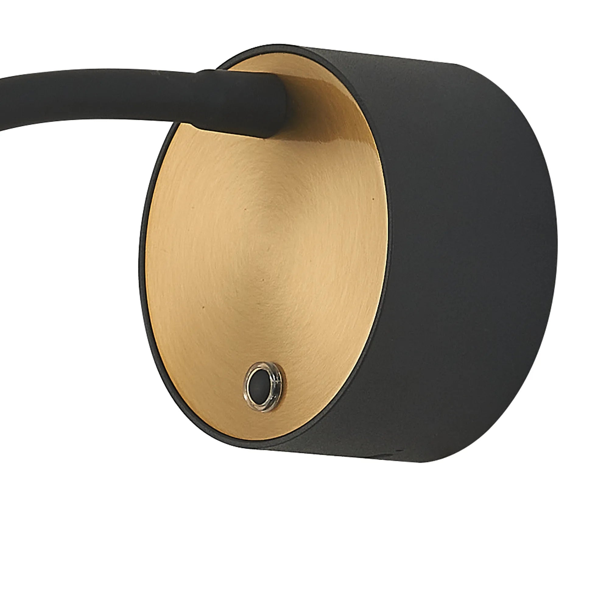 Roux Rechargeable Battery Operated Wall Light- Black/ Brass & White/ Chrome Finishes