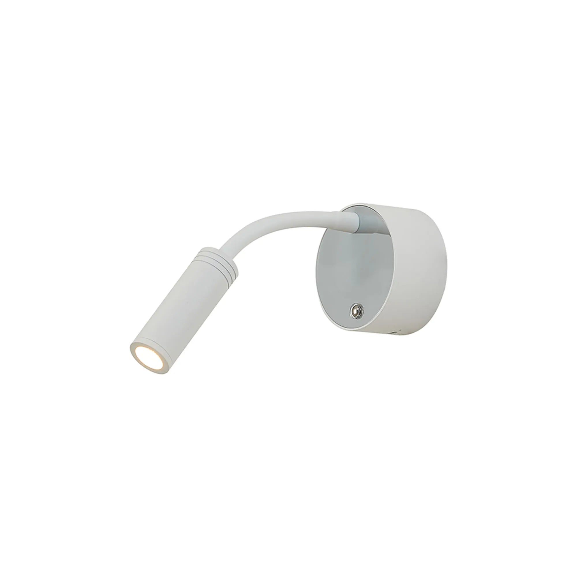 Roux Rechargeable Battery Operated Wall Light- Black/ Brass & White/ Chrome Finishes