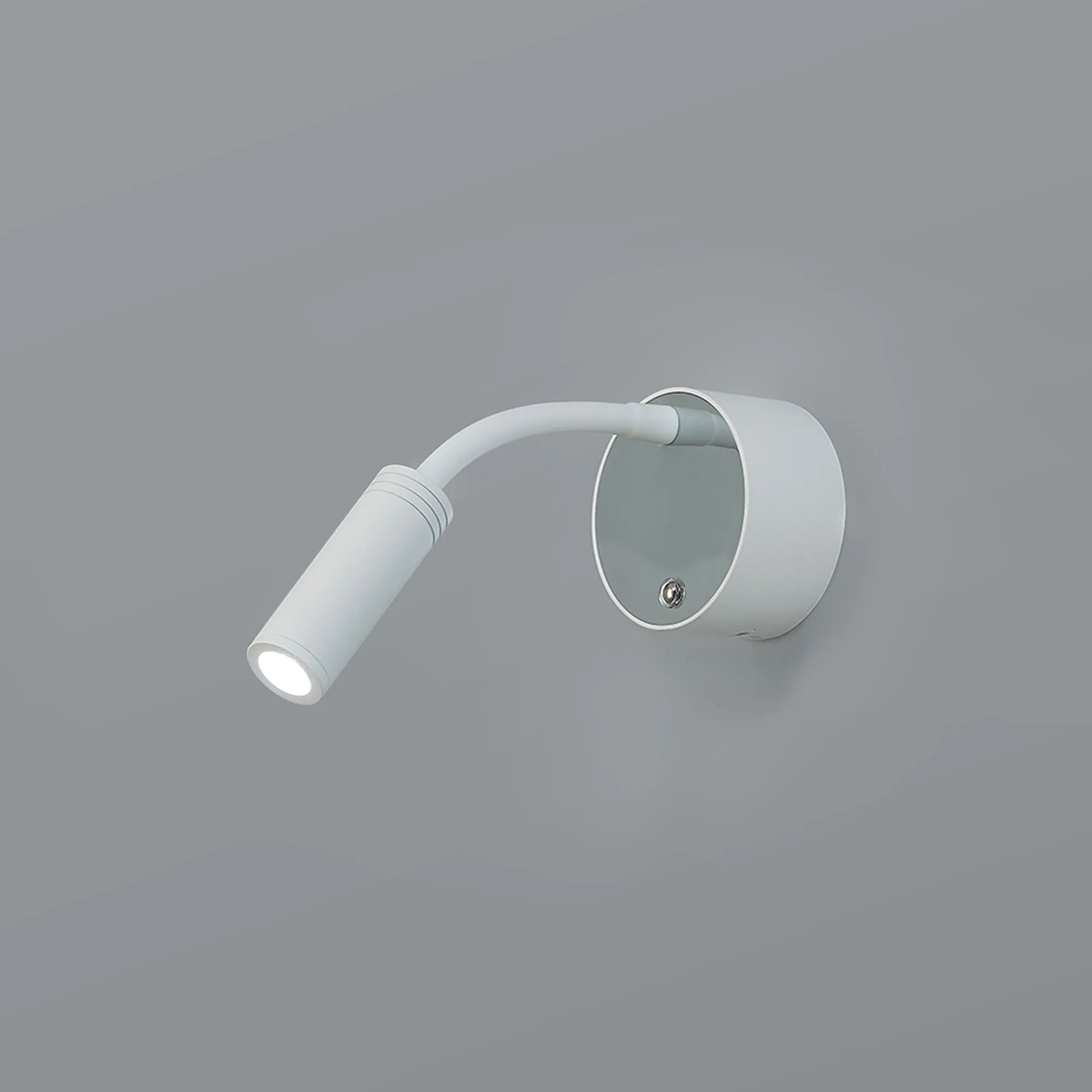 Roux Rechargeable Battery Operated Wall Light- Black/ Brass & White/ Chrome Finishes
